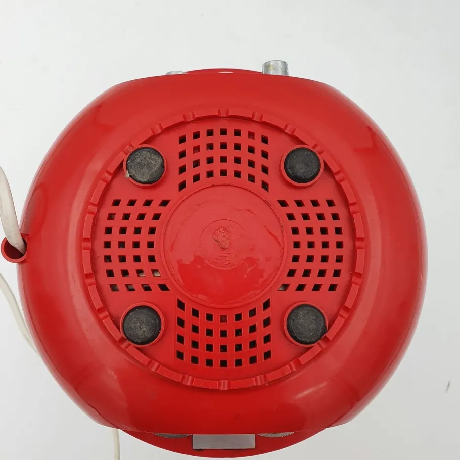 Sale Pamono Vintage Red and White Radio Lamp by Adriano Rampoldi for Europhon