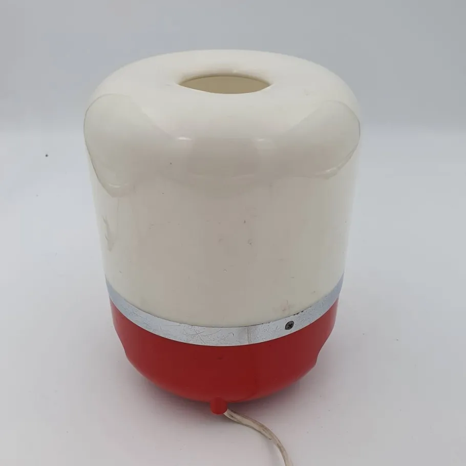 Sale Pamono Vintage Red and White Radio Lamp by Adriano Rampoldi for Europhon