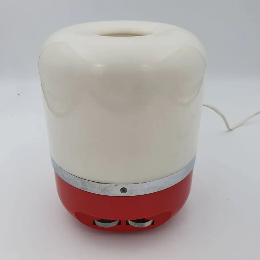 Sale Pamono Vintage Red and White Radio Lamp by Adriano Rampoldi for Europhon