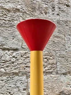 Clearance Pamono Vintage Red and Yellow Floor Lamp