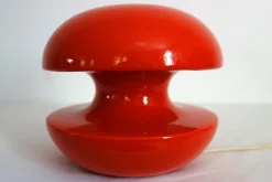 Hot Pamono Vintage Red Ceramic Diabolo Lamp, 1960s