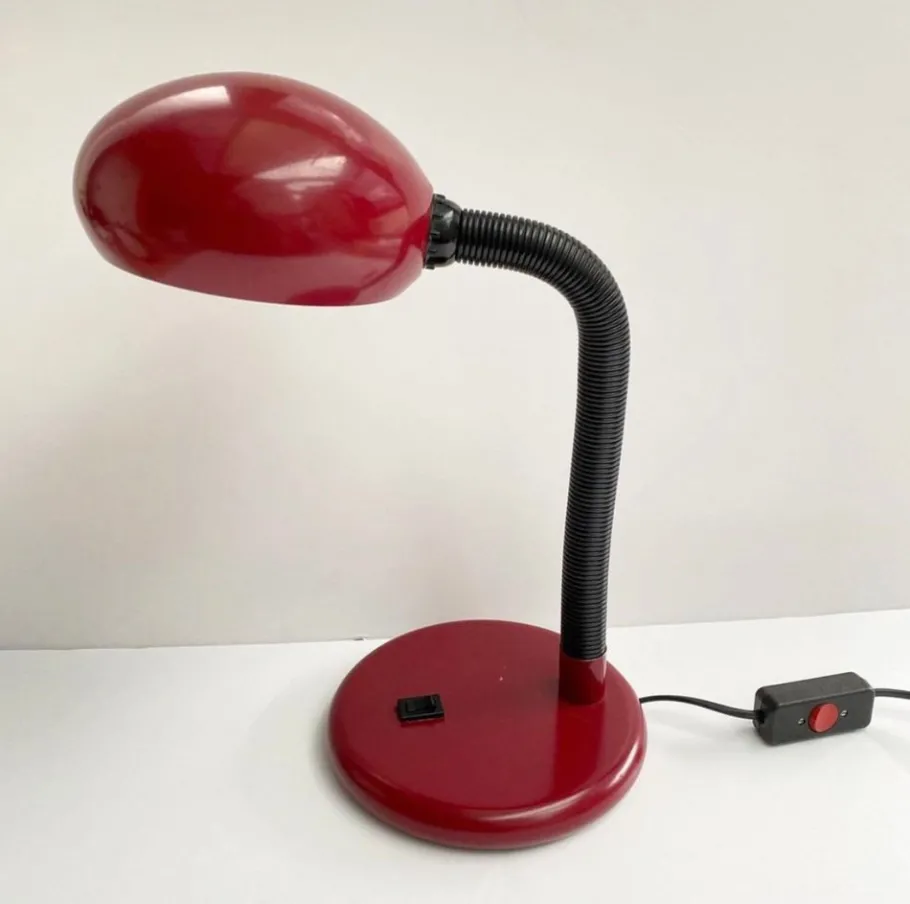 Outlet Pamono Vintage Red Desk Lamp, Germany