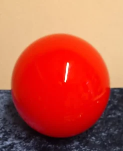 Discount Pamono Vintage Red Glass Ball Table Lamp from Honsel, 2000s