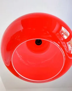 Best Pamono Vintage Red Glass Pendant Lamp from Peill & Putzler, 1970s