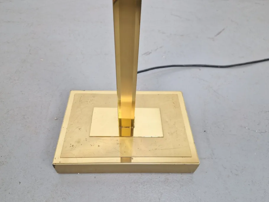 Outlet Pamono Vintage Regency Uplighter Floor Lamp Brass from Deknudt, Belguim, 1970s