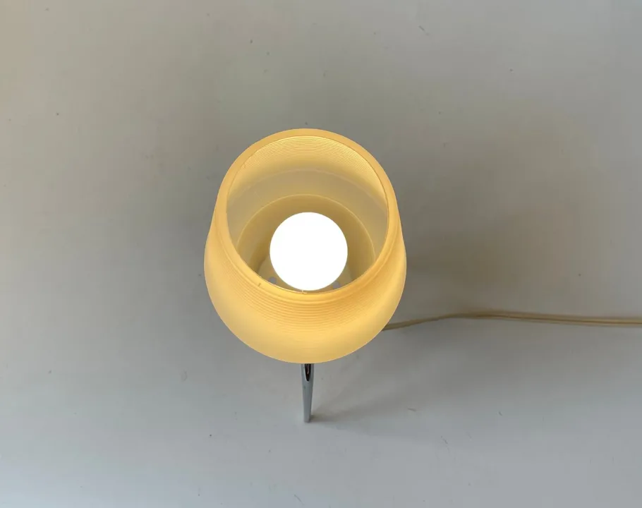 Best Pamono Vintage Rocket Table Lamp in Chrome and Plastic by Rotaflex, 1970s