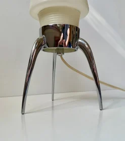 Best Pamono Vintage Rocket Table Lamp in Chrome and Plastic by Rotaflex, 1970s