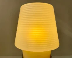 Best Pamono Vintage Rocket Table Lamp in Chrome and Plastic by Rotaflex, 1970s