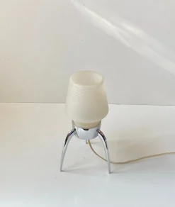 Best Pamono Vintage Rocket Table Lamp in Chrome and Plastic by Rotaflex, 1970s