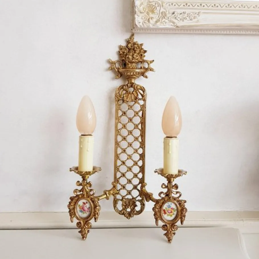 Hot Pamono Vintage Rococo Wall Sconce