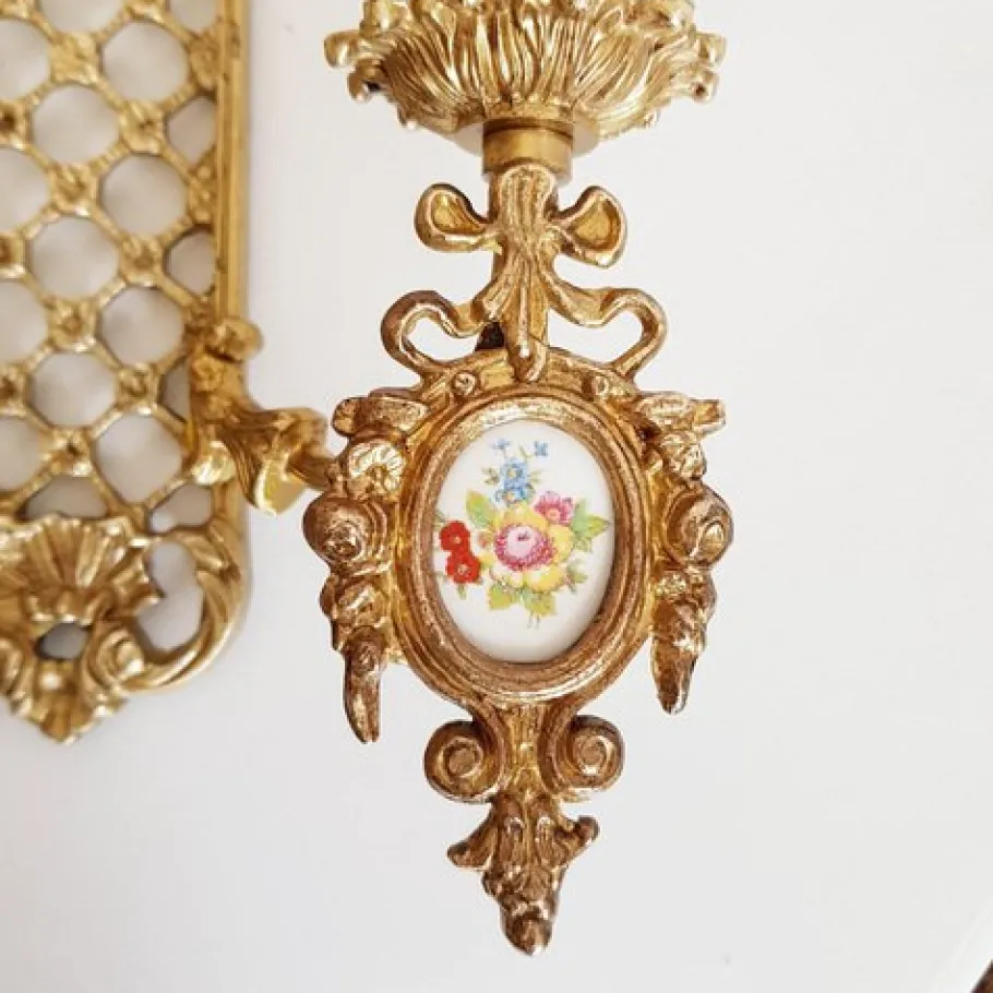 Hot Pamono Vintage Rococo Wall Sconce