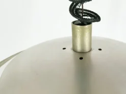 Discount Pamono Vintage Satin Aluminum Pendant Lamps from Stilux Milano, 1960s, Set of 2