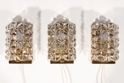 Hot Pamono Vintage Scandinavie Vitrika Gloria Wall Lamps from Orrefors, 1960, Set of 3