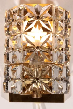 Hot Pamono Vintage Scandinavie Vitrika Gloria Wall Lamps from Orrefors, 1960, Set of 3