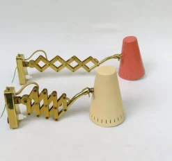 Hot Pamono Vintage Scissor Lights, 1950s, Set of 2