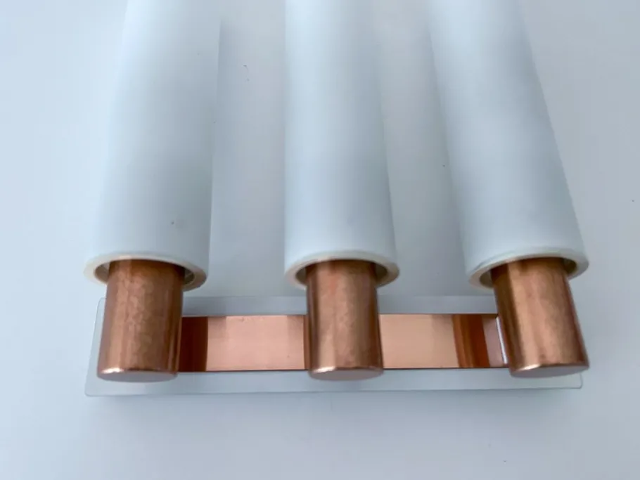 Clearance Pamono Vintage Sconce in Glass from Kaiser, 1960s