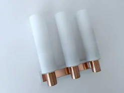 Clearance Pamono Vintage Sconce in Glass from Kaiser, 1960s