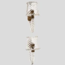 Sale Pamono Vintage Sconces by Barovier and Toso, 1950s, Set of 2