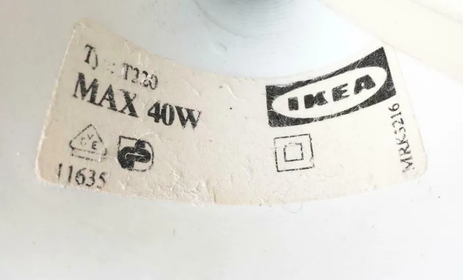 Discount Pamono Vintage Semi Mini Pendant Lamp by Bondrup & Thorup for Ikea