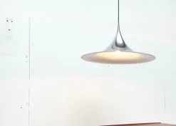 Best Pamono Vintage Semi Pendant Lamp by Bondrup & Thorup for Fog & Mørup