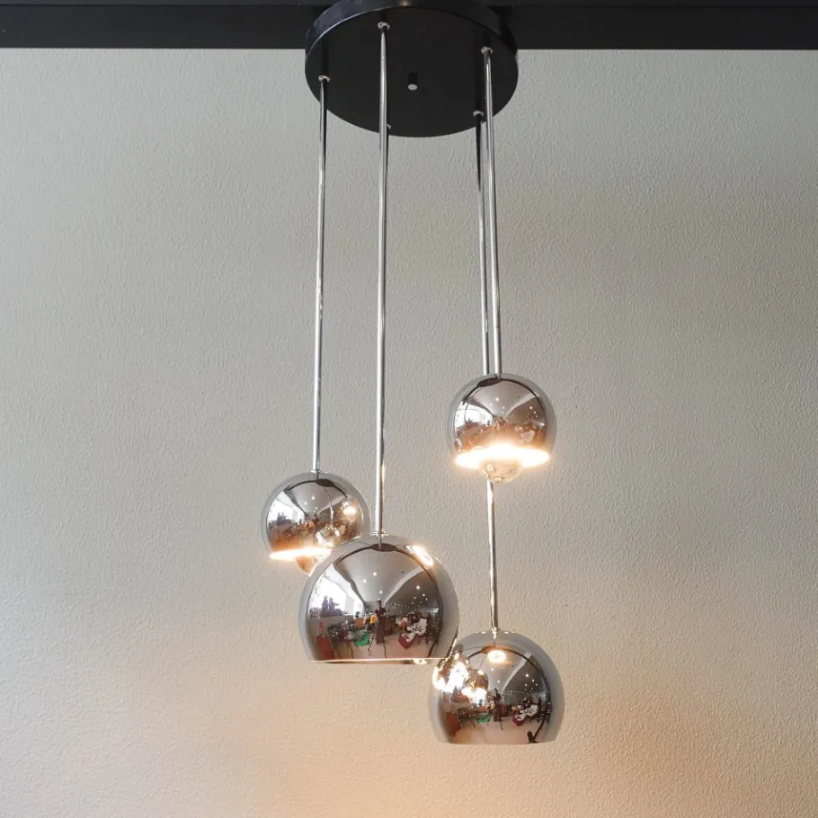 Discount Pamono Vintage 5-Shade Sputnik Cascade Lamp, 1970s