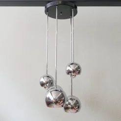 Discount Pamono Vintage 5-Shade Sputnik Cascade Lamp, 1970s