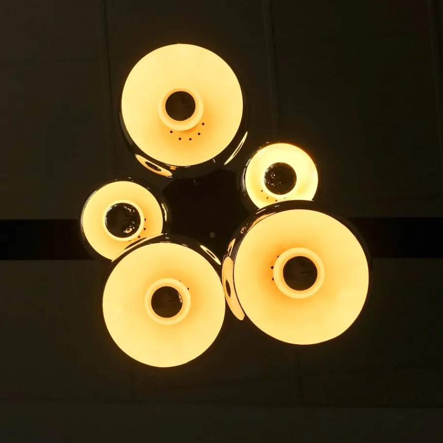 Discount Pamono Vintage 5-Shade Sputnik Cascade Lamp, 1970s