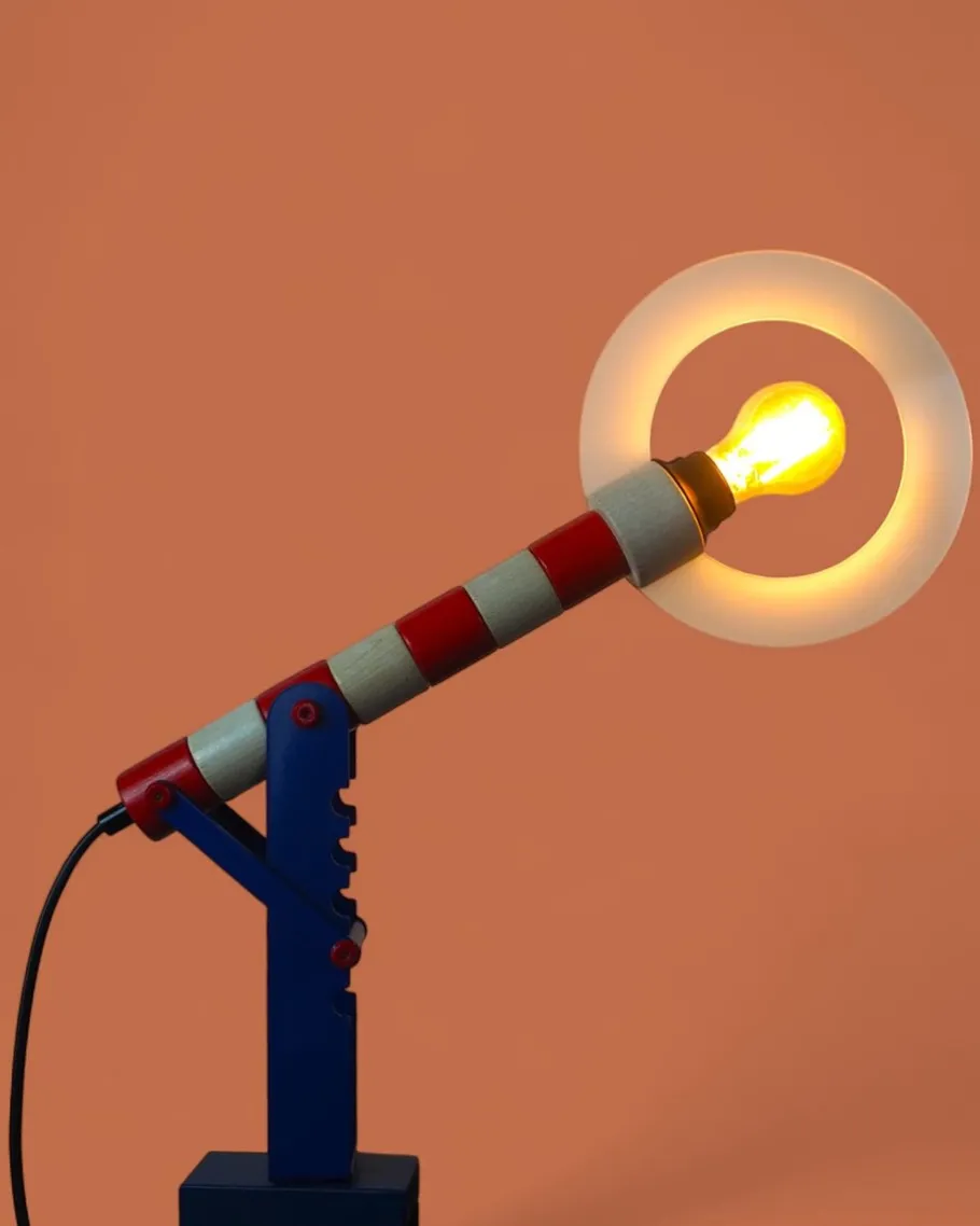 Clearance Pamono Vintage Signal Desk Lamp from Haba, Germany, 1990s