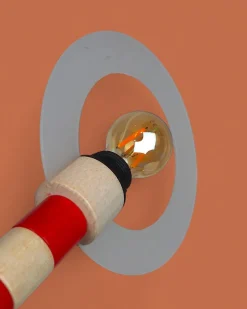 Clearance Pamono Vintage Signal Desk Lamp from Haba, Germany, 1990s