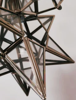 Discount Pamono Vintage Silver Star Ceiling Lamp