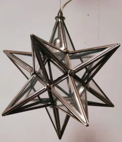 Discount Pamono Vintage Silver Star Ceiling Lamp