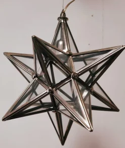 Discount Pamono Vintage Silver Star Ceiling Lamp