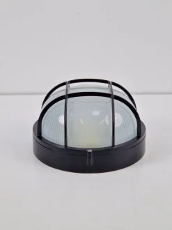 Best Pamono Vintage Simes Outdoor Wall Lamp in Metal & Glass, Italy, 1980s