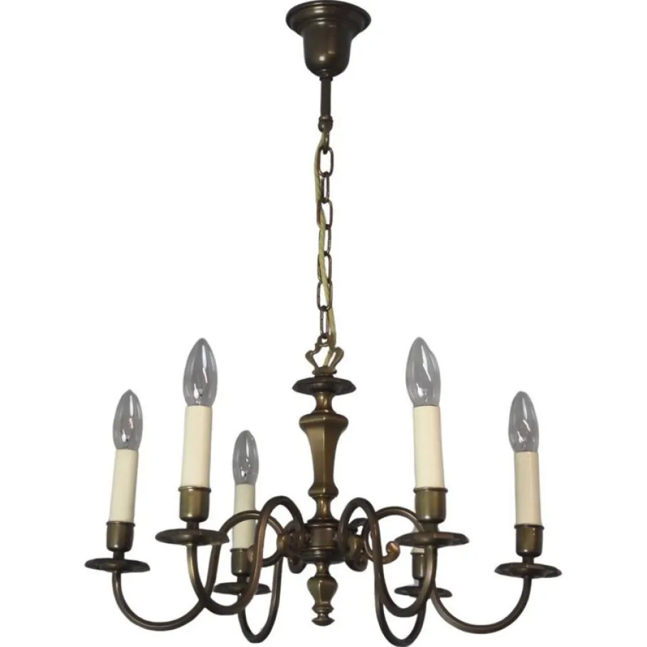 Clearance Pamono Vintage Six-Arm Chandelier, 1970s