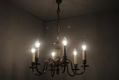 Clearance Pamono Vintage Six-Arm Chandelier, 1970s