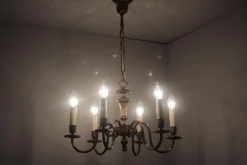 Clearance Pamono Vintage Six-Arm Chandelier, 1970s
