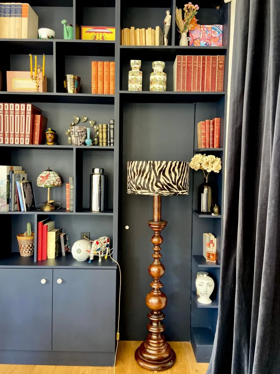 Sale Pamono Vintage Solid Wood Floor Lamp, 1960s