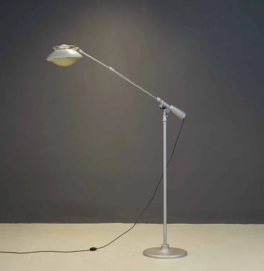 New Pamono Vintage Solère Floor Lamp by Ferdinand Solère, 1950s