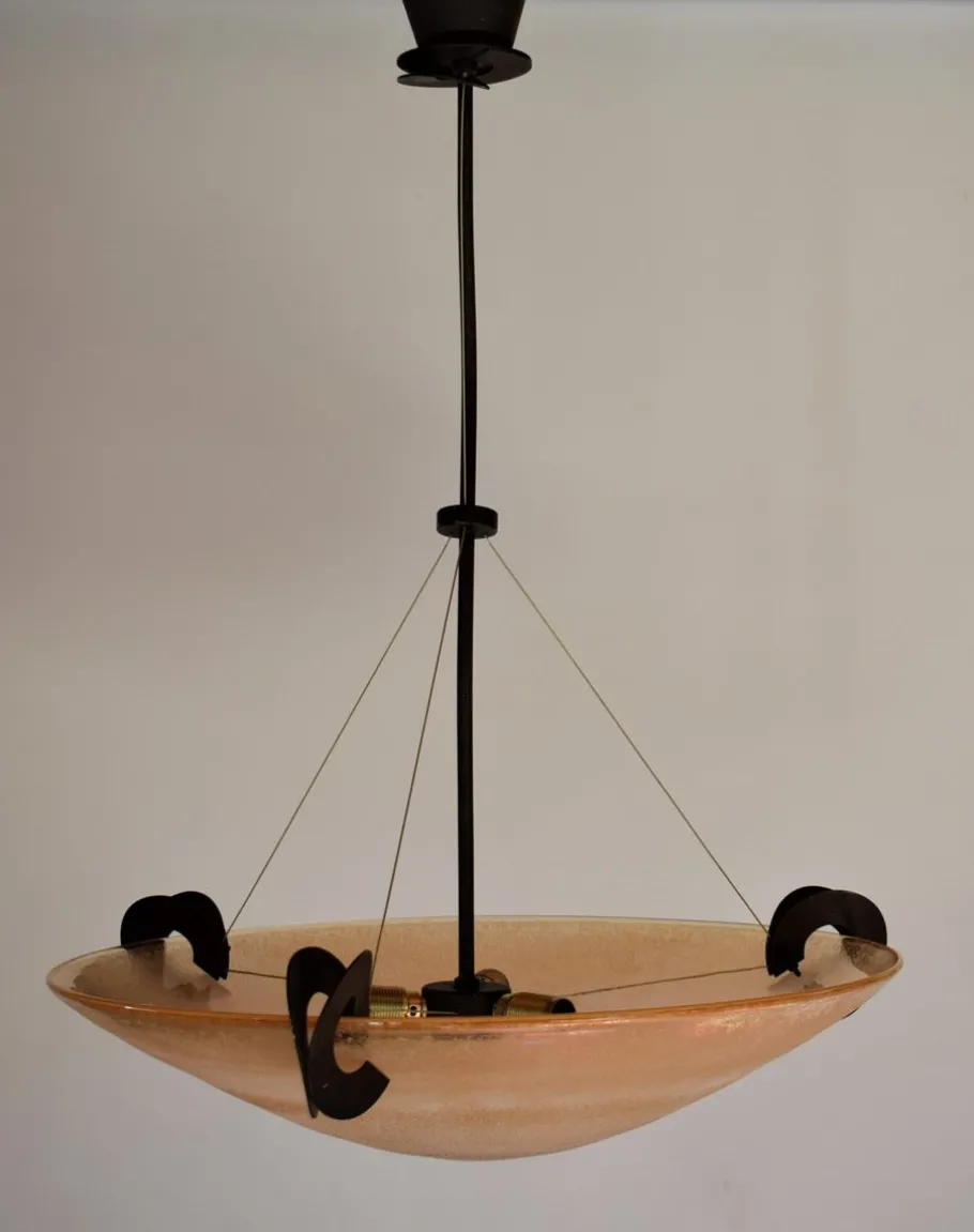 Discount Pamono Vintage Solune Suspension Lamp by Jean François Crochet for Terzani