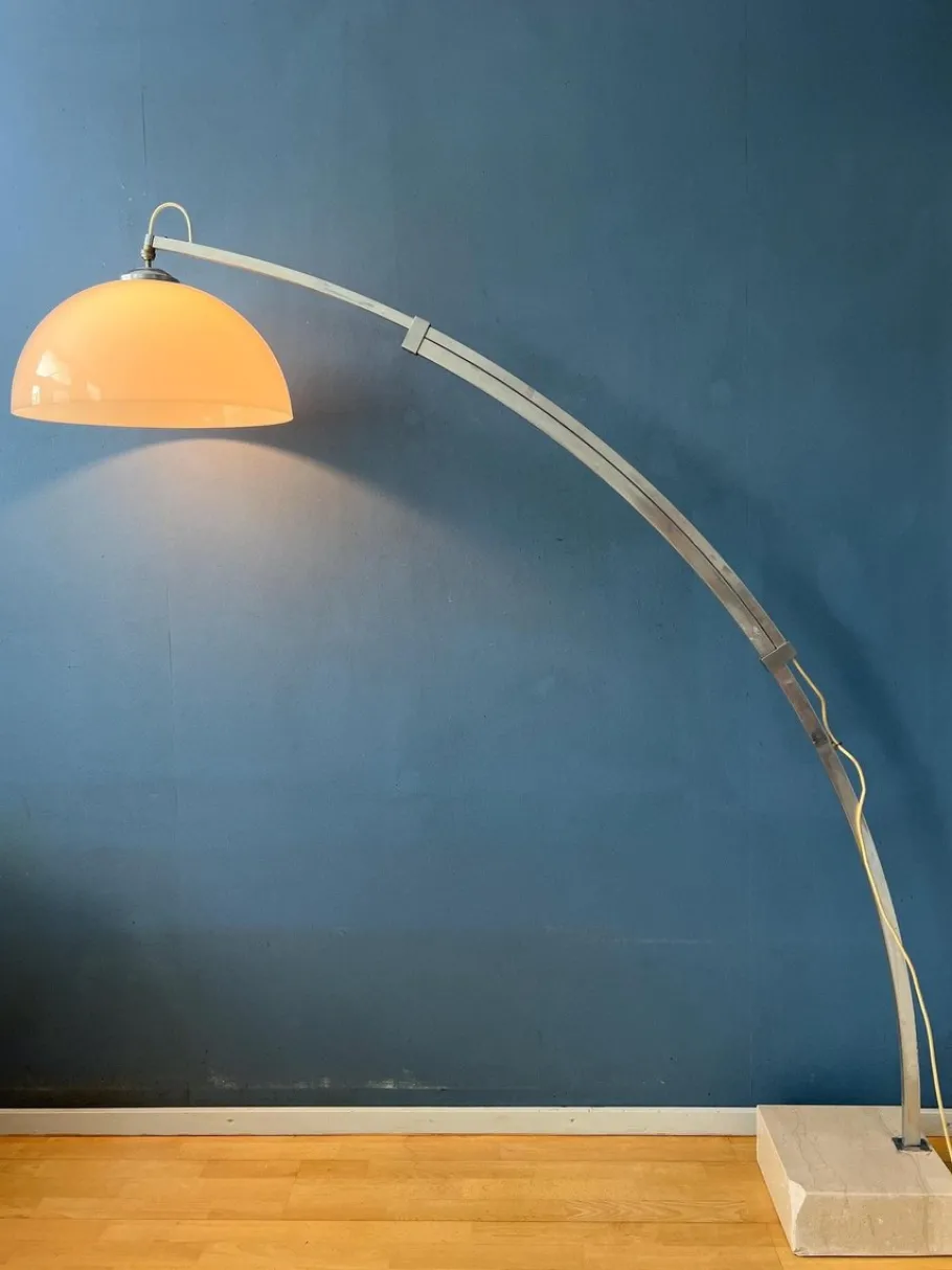 Outlet Pamono Vintage Space Age Arc Floor Lamp in style of Guzzini