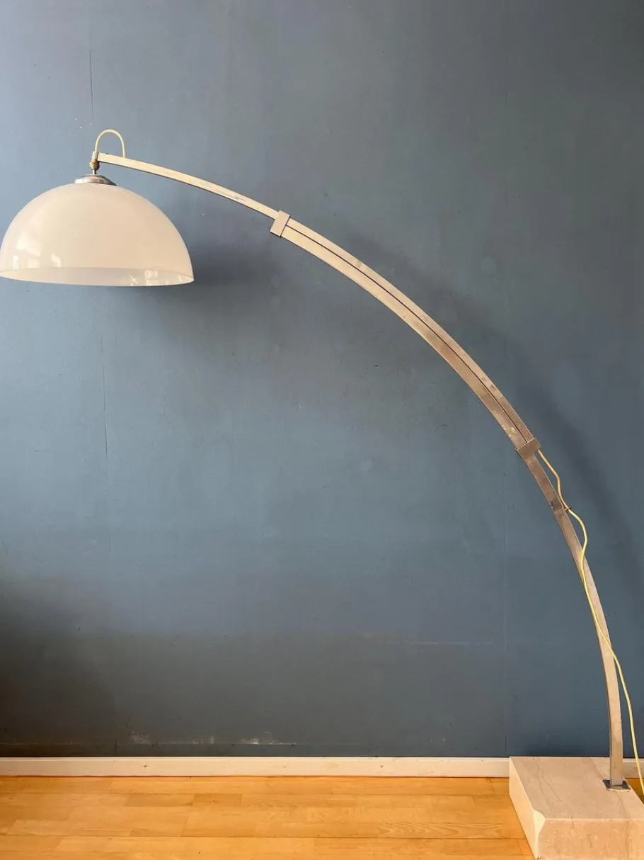 Outlet Pamono Vintage Space Age Arc Floor Lamp in style of Guzzini