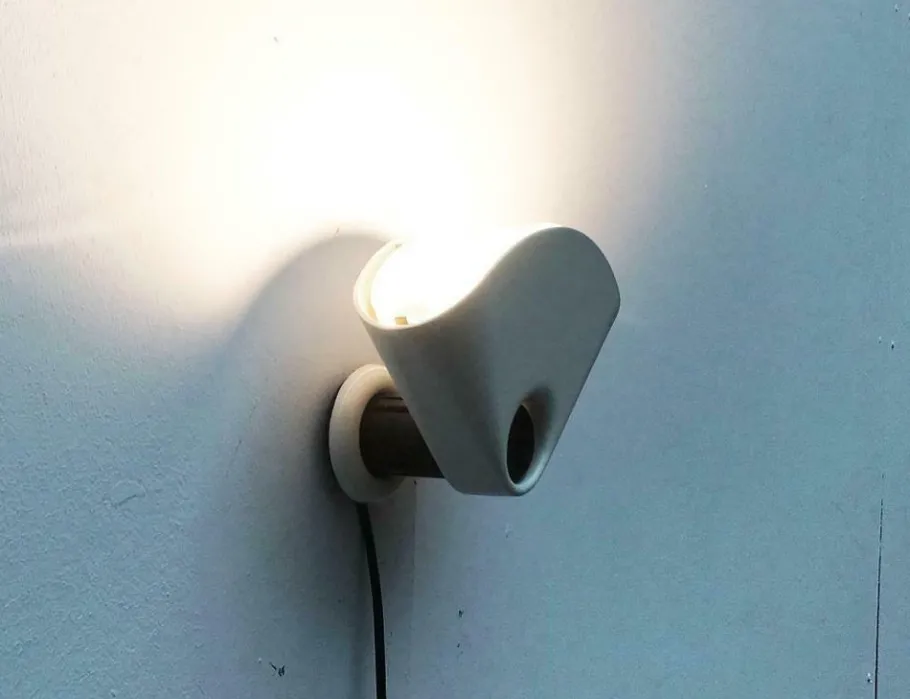 Pamono Vintage Space Age Bollo 870 Wall Lamp by Tobia Scarpa for Flos, 1970s
