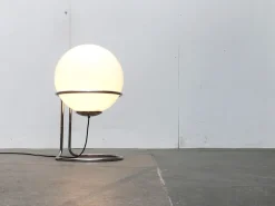 Outlet Pamono Vintage Space Age Chrome and Glass Ball Floor Lamp