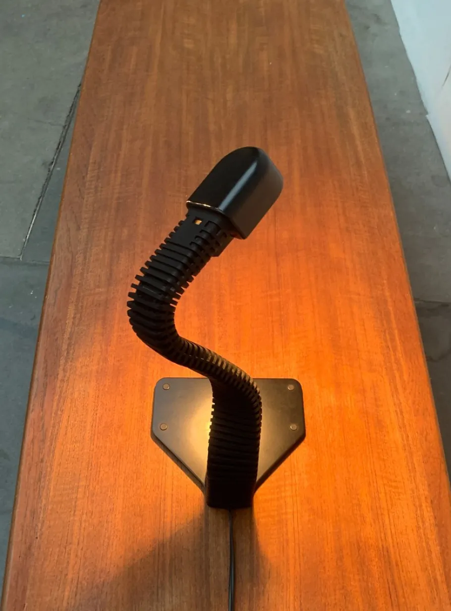 New Pamono Vintage Space Age Cobra Table Lamp by Masayuki Kurokawa