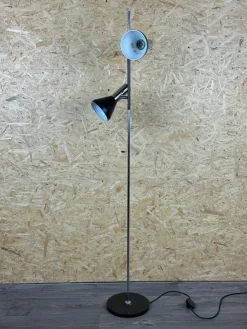 New Pamono Vintage Space Age Floor Lamp in Metal from Hustadt Leuchten, 1960s