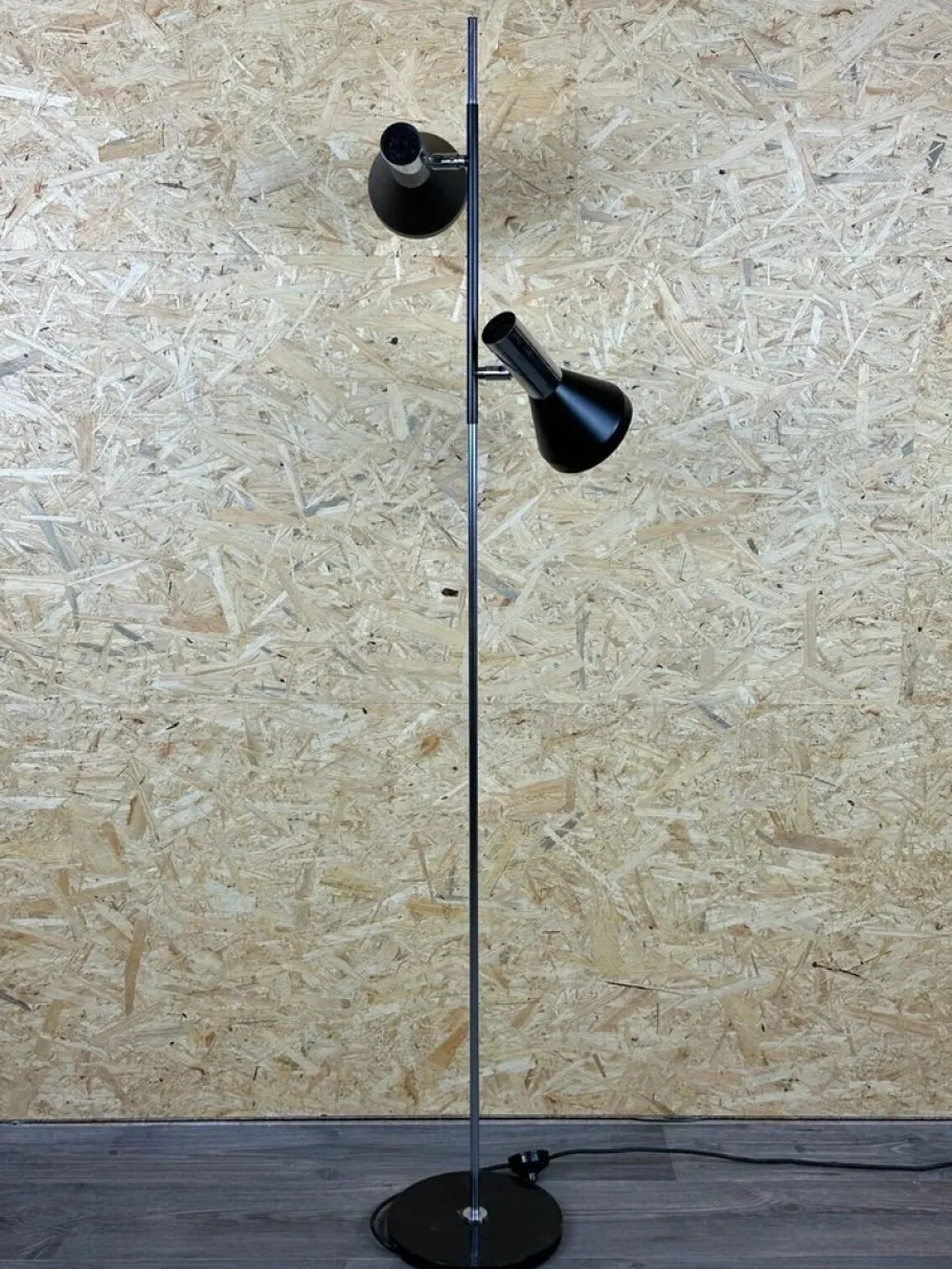 New Pamono Vintage Space Age Floor Lamp in Metal from Hustadt Leuchten, 1960s