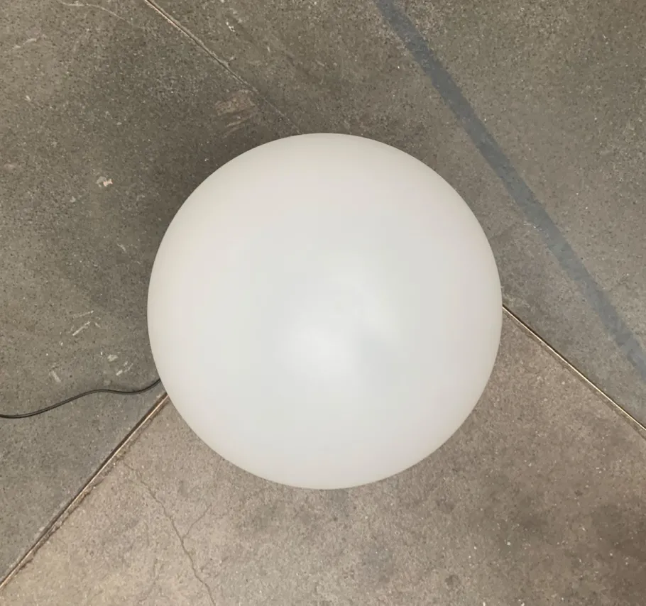 Discount Pamono Vintage Space Age French Globe Floor Lamp from SCE, France