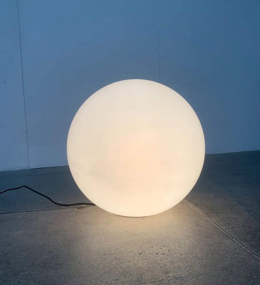 Discount Pamono Vintage Space Age French Globe Floor Lamp from SCE, France