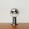 New Pamono Vintage Space Age German Chrome and Glass Ceiling Lamp by Motoko Ishii for Staff, 1970s