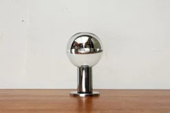 New Pamono Vintage Space Age German Chrome and Glass Ceiling Lamp by Motoko Ishii for Staff, 1970s